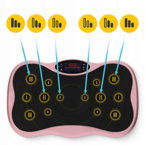 Вибрационная платформа  4FIZJO Ultra+ Black/Pink - фото №4